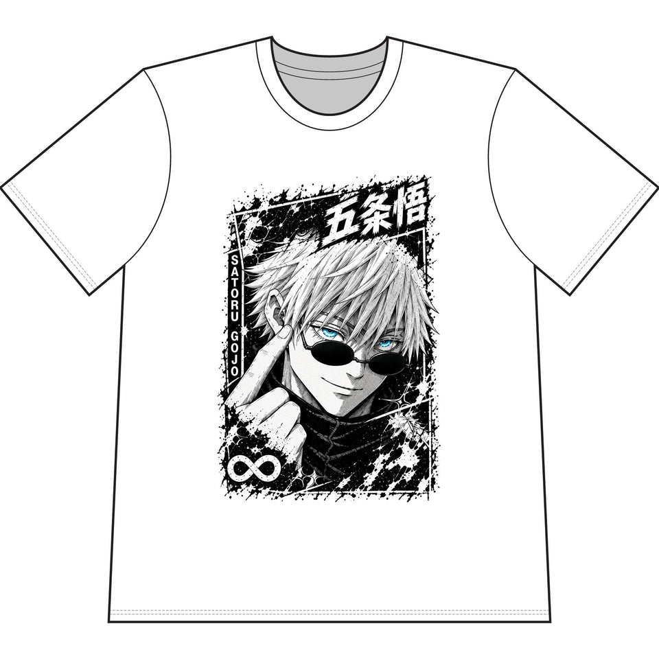 Gojo Satoru Anime Manga Tee — Jujutsu Kaisen Panel Graphic T-Shirt