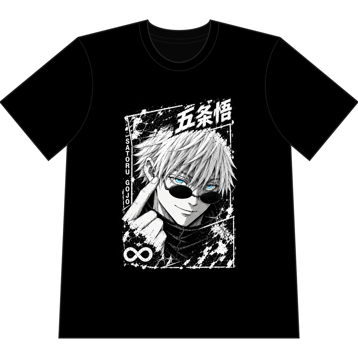 Gojo Satoru Anime Manga Tee — Jujutsu Kaisen Panel Graphic T-Shirt