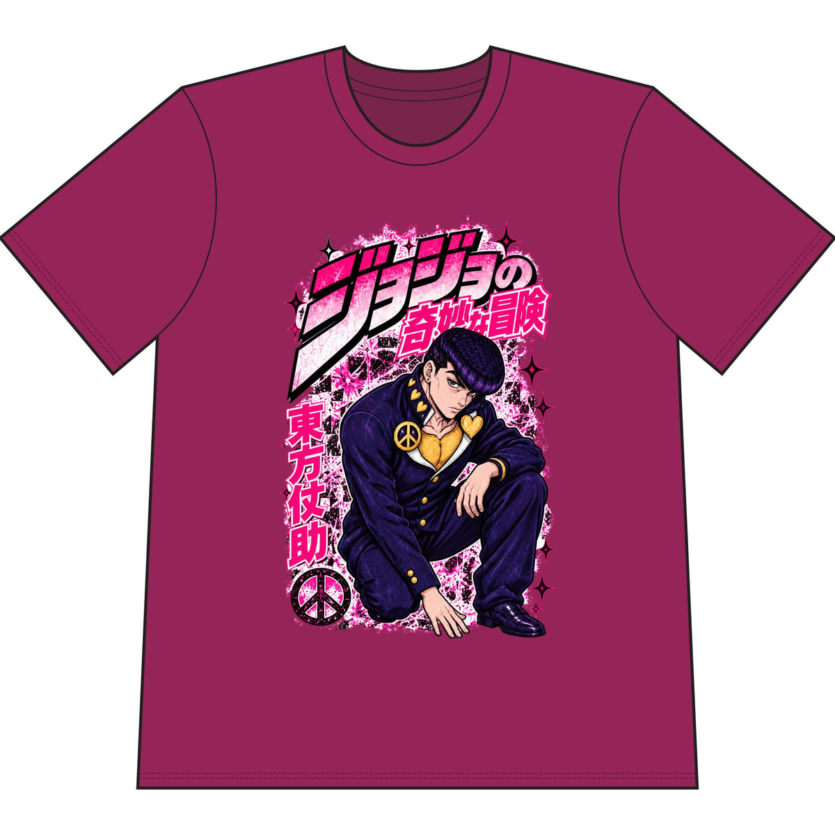 Anime Graphic T-Shirt — "I'm Not Just a Pretty Face" Pink Comic Design